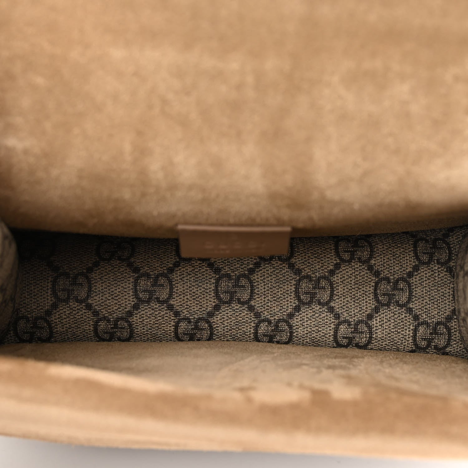 Gucci GG Supreme Monogram Mini Dionysus Shoulder Bag Taupe 5 of 10