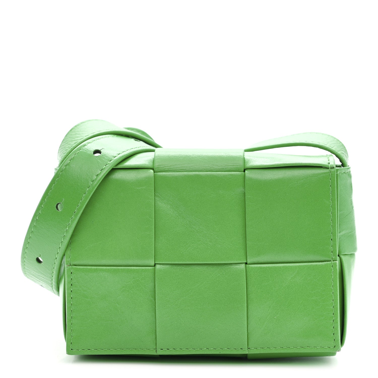 Bottega Veneta Paper Calfskin Maxi Intreccio Extra Mini Cassette Crossbody Bag Parakeet 1 of 11