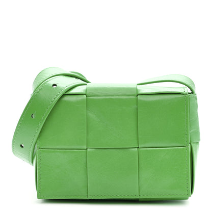 Bottega Veneta Paper Calfskin Maxi Intreccio Extra Mini Cassette Crossbody Bag Parakeet 1 of 11