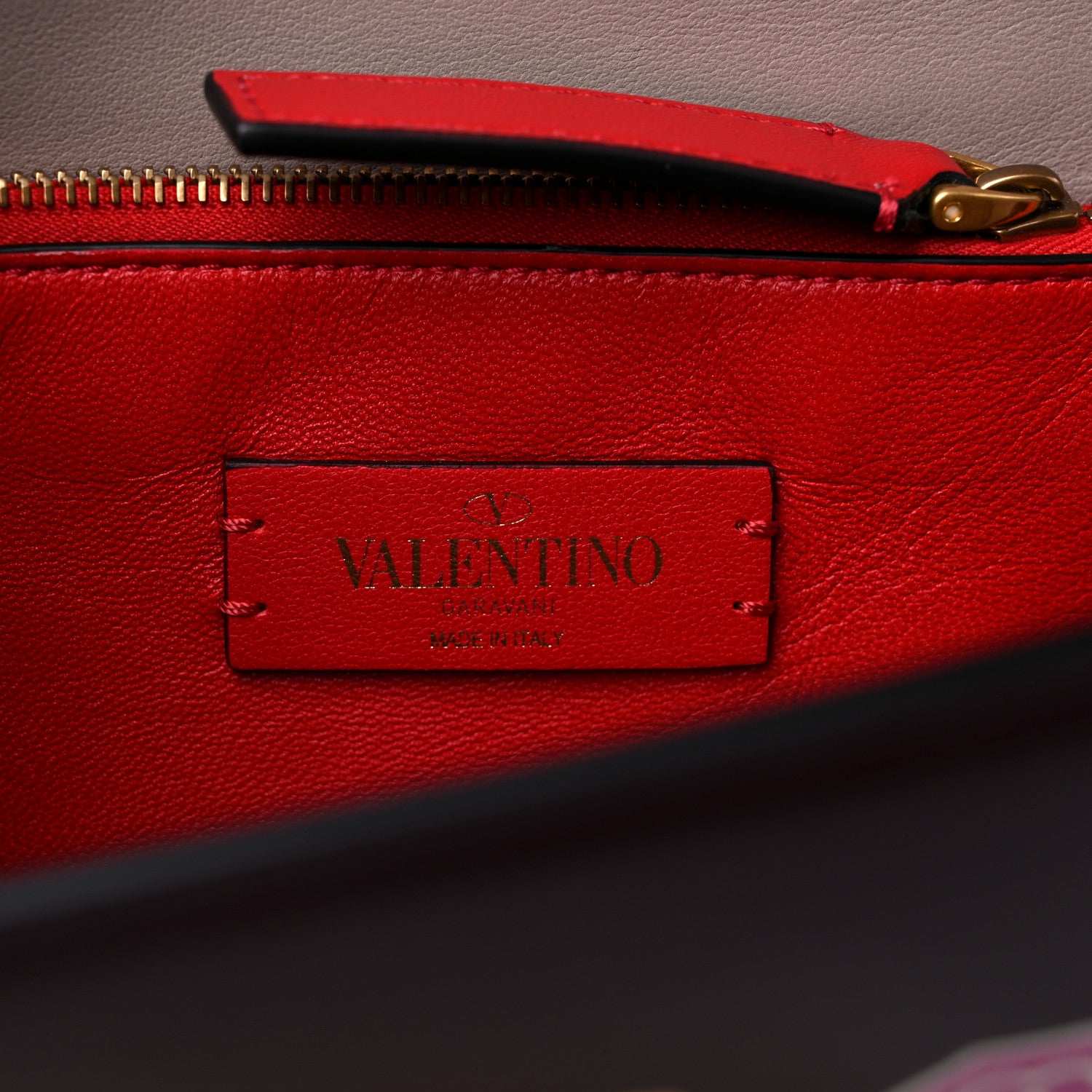 Valentino Garavani Smooth Calfskin Snakeskin Embossed Floral Print VLock Shoulder Bag Multicolor 6 of 9