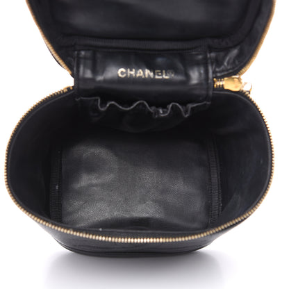Chanel Caviar Cosmetic Vanity Bag Black 5 of 13
