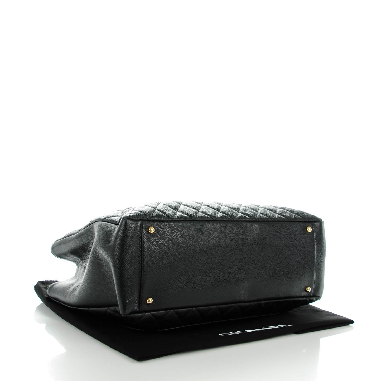 Caviar Quilted XL Grand Shopping Tote GST Black