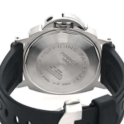 Panerai Stainless Steel Rubber 44mm Luminor Marina Automatic Watch Black PAM00164 4 of 5