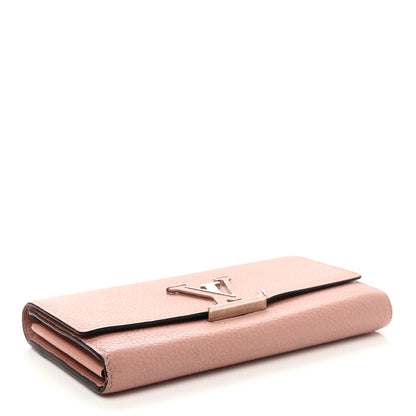 Louis Vuitton Taurillon Capucines Wallet Magnolia 4 of 8