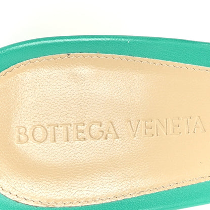 Bottega Veneta Lambskin Stretch Mule Sandals 40 Acid Turquoise 8 of 8
