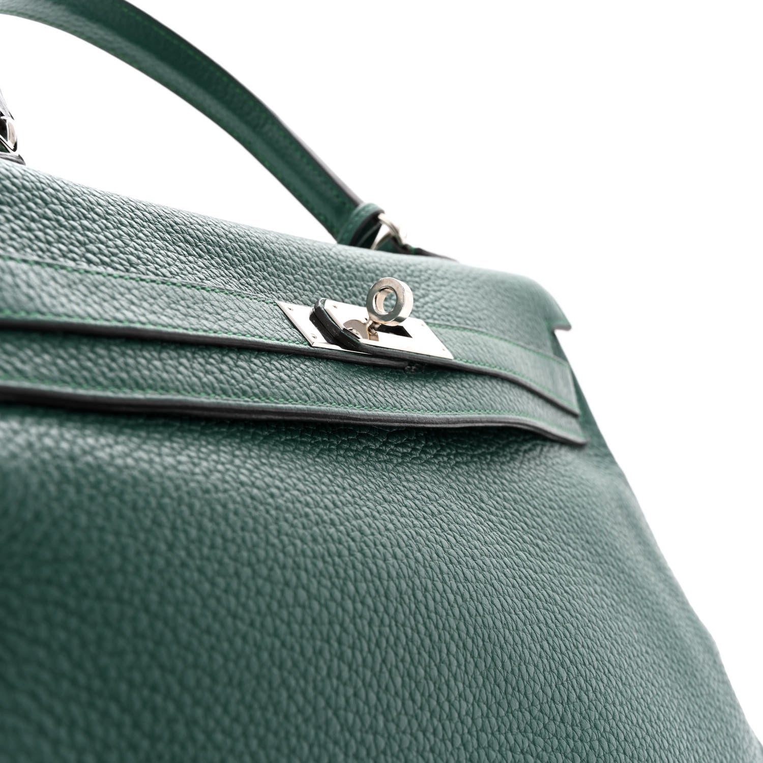 Hermes Taurillon Clemence Kelly Retourne 35 Malachite 16 of 22