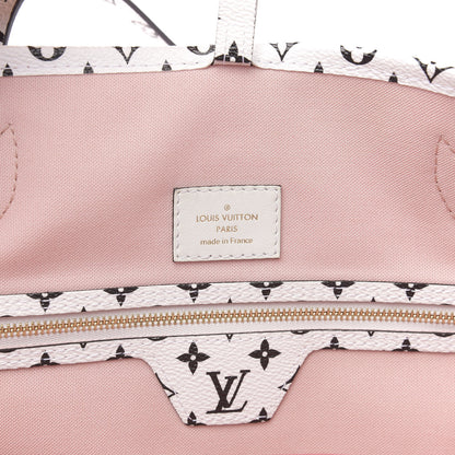 Louis Vuitton Monogram Giant Neverfull MM Rouge 7 of 10