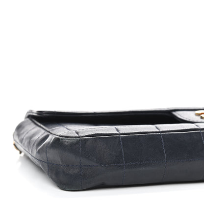 Chanel Lambskin East West Chocolate Bar Flap Black 9 of 10
