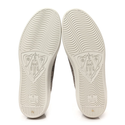 Gucci GG Supreme Monogram Fake/Not Mens Ace Sneakers 8.5 Beige New Shamarock Brown Sugar 6 of 10