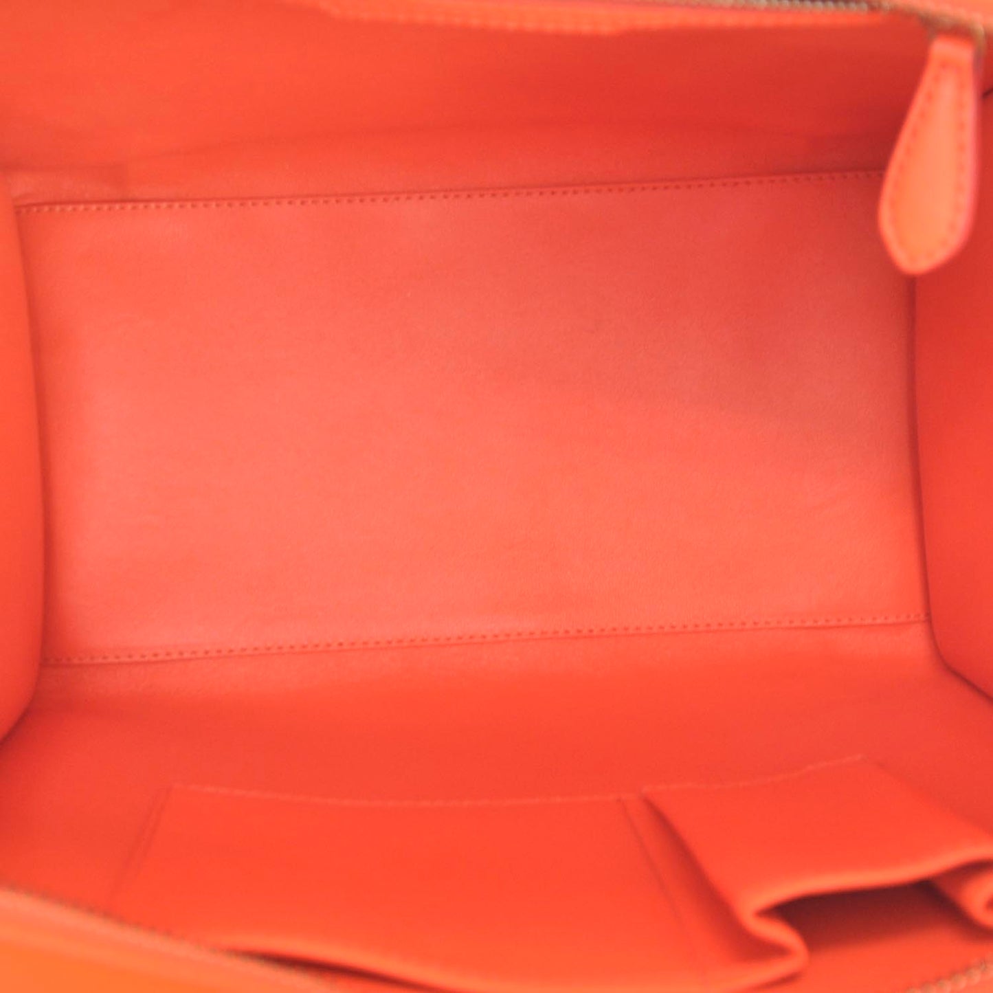 Smooth Calfskin Mini Luggage Bright Orange