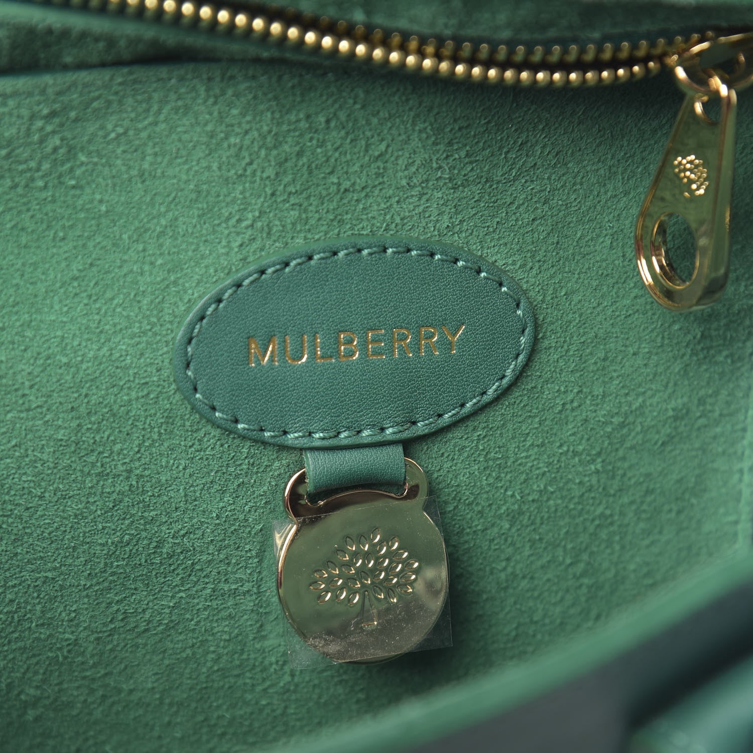 Mulberry Micrograin Calfskin Bayswater Emerald 6 of 11
