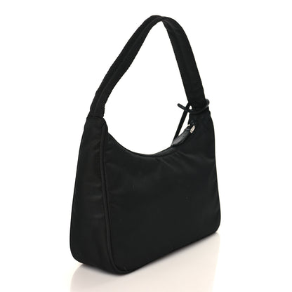 Prada Tessuto Nylon Saffiano Lunar New Year Mini Re-Edition 2000 Bag Black Fuoco 3 of 8
