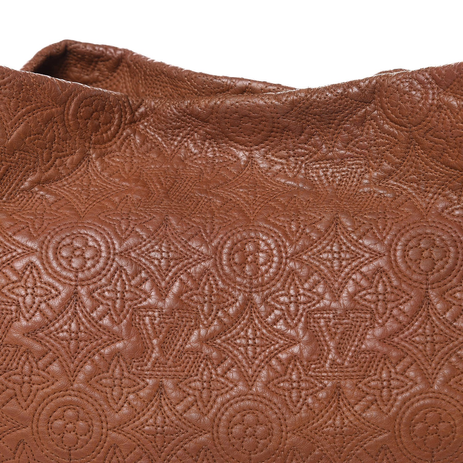 Louis Vuitton Lambskin Antheia Hobo PM Caramel 13 of 15