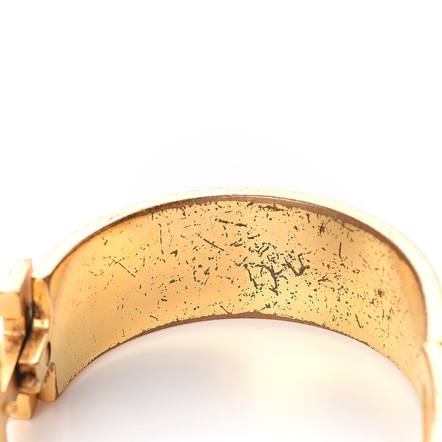 Enamel Wide Clic Clac H Bracelet GM Black