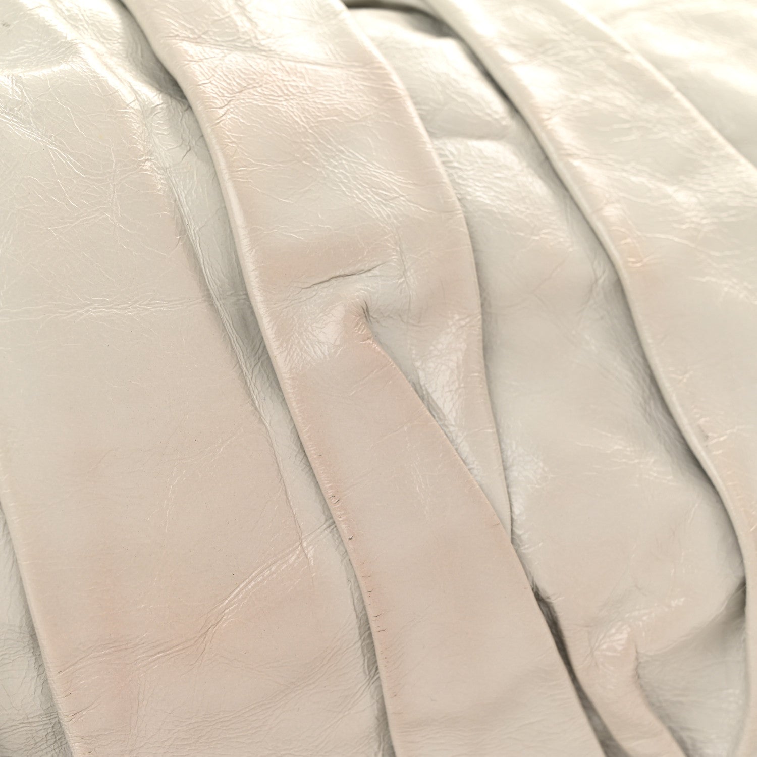 Chanel Glazed Calfskin Twisted Maxi Flap Light Grey 12 of 12