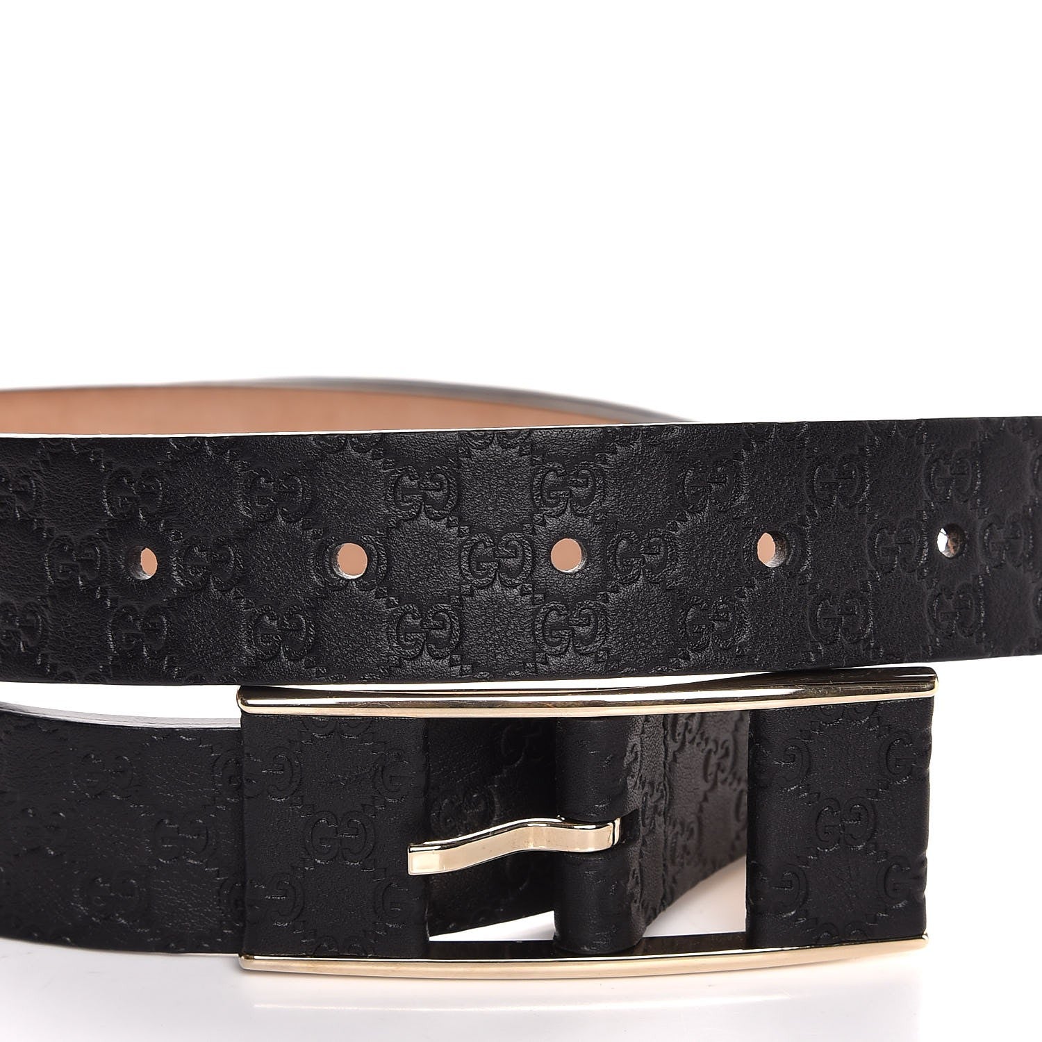 Gucci Microguccissima Belt 90 36 Black 5 of 6