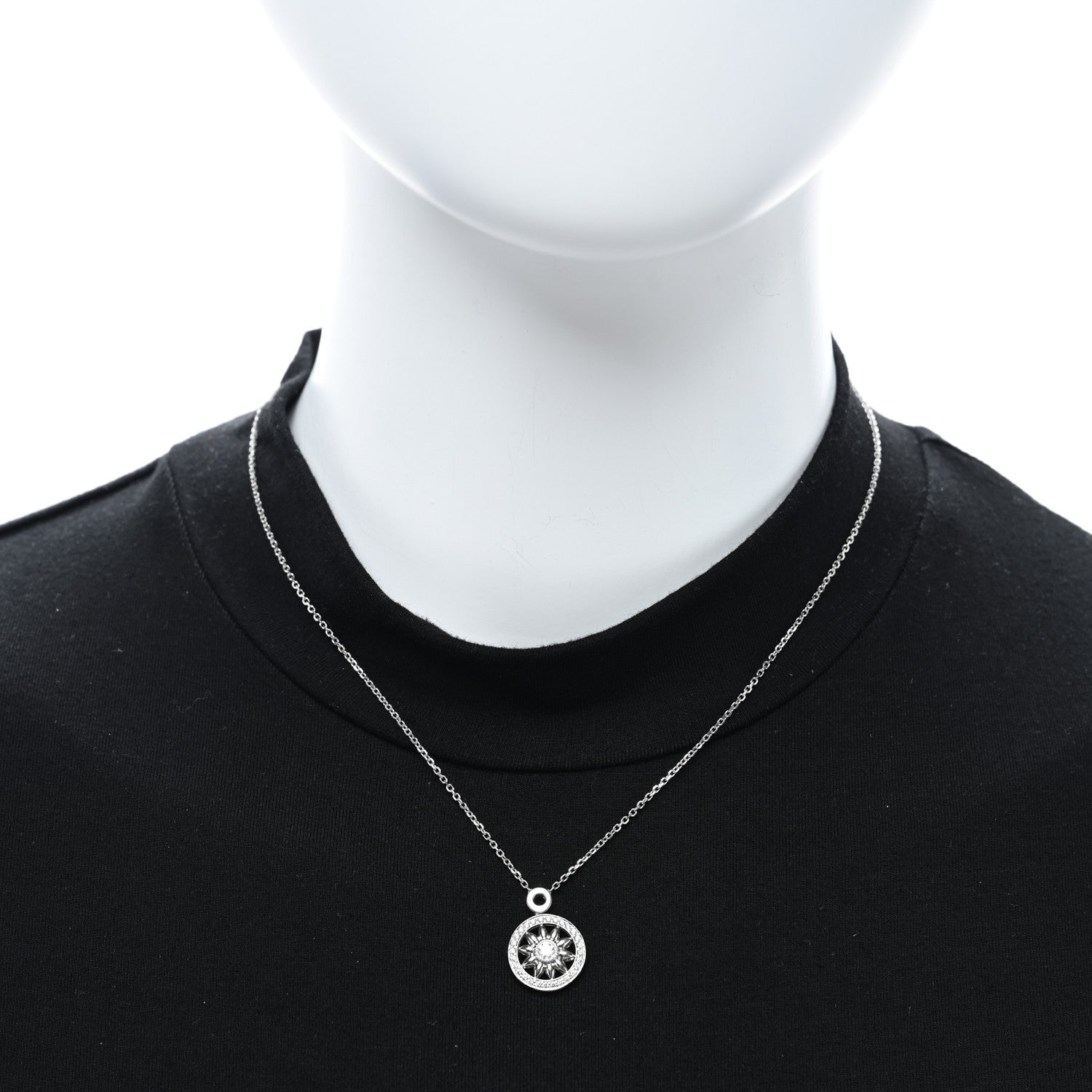 Harry Winston Platinum Diamond Winston Gates Pendant Necklace 3 of 5