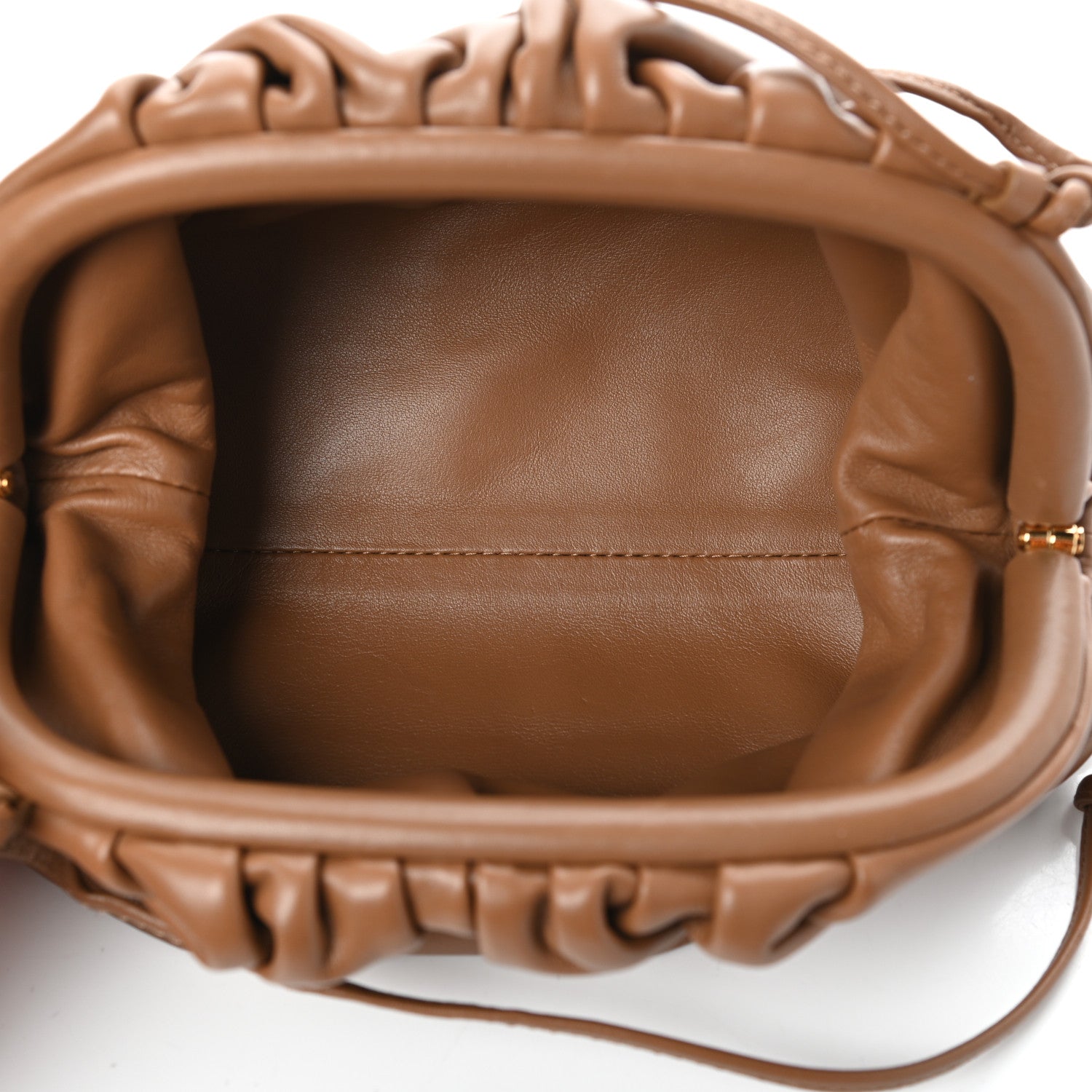 Bottega Veneta Butter Calfskin The Mini Pouch Camel 5 of 9