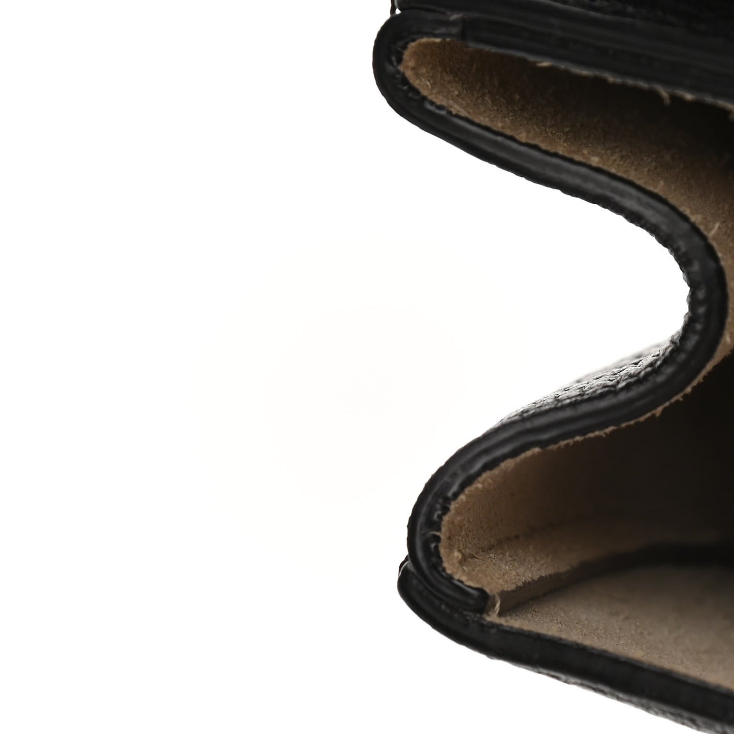 Grained Lambskin Mini Drew Shoulder Bag Black