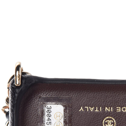 Chanel Caviar Quilted iPhone XI Pro Case With Chain Black 5 of 7
