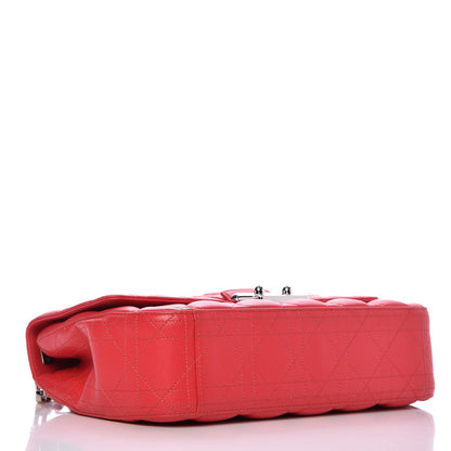 Christian Dior CHRISTIAN DIOR Lambskin Cannage Medium Miss Dior Flap Fuchsia 4 of 11