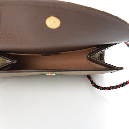 Gucci Mini Vintage GG Supreme Monogram Web Small Rajah Slim Flap Shoulder Bag Beige New Acero 5 of 10