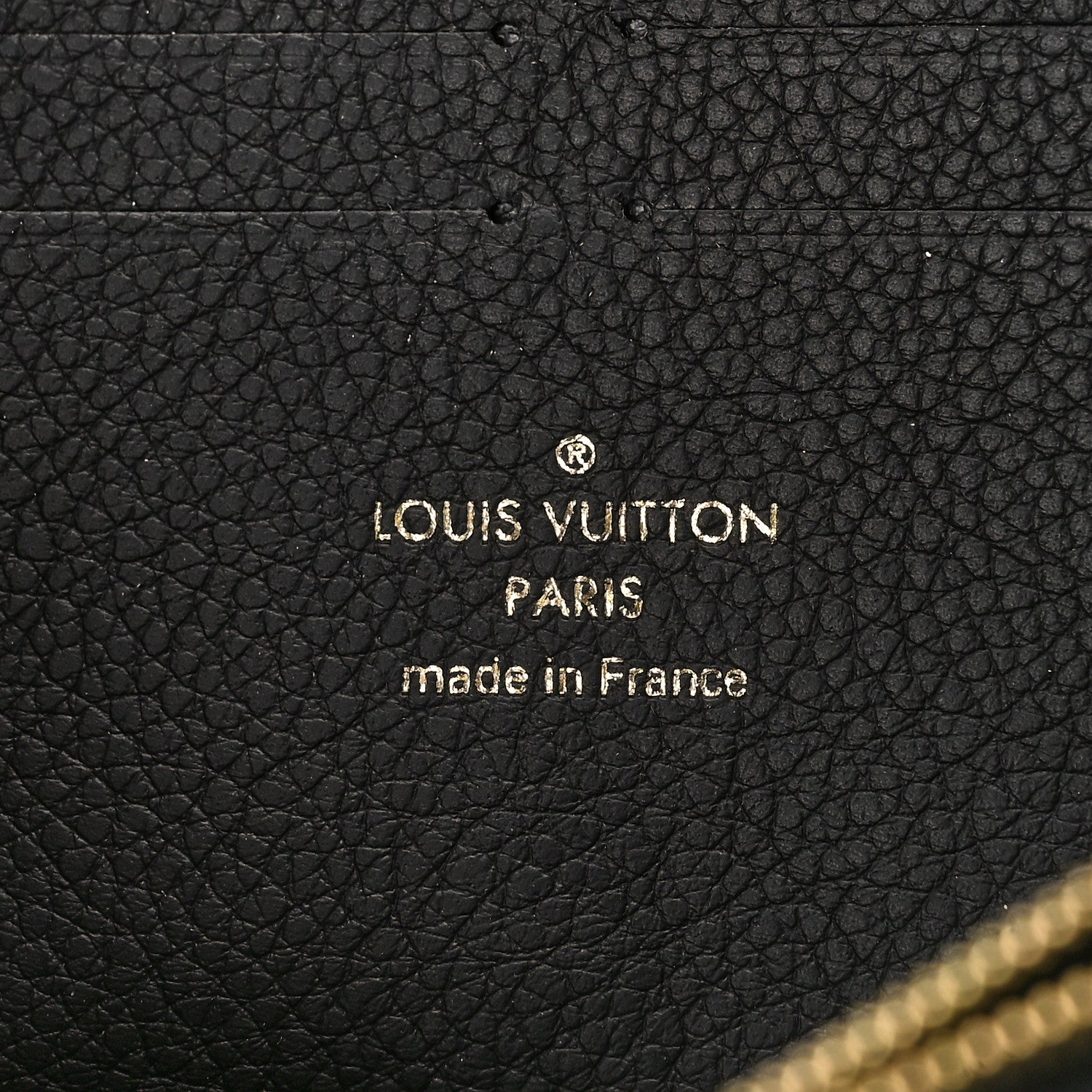 Louis Vuitton Empreinte Clemence Wallet Black 6 of 10