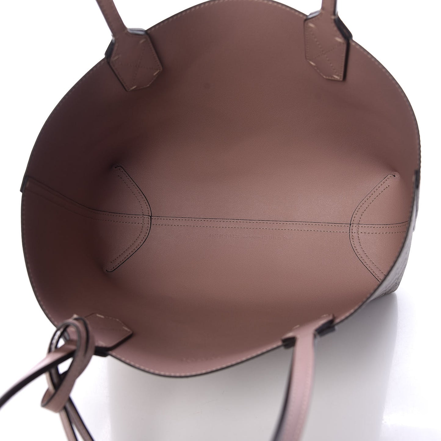 Textured Calfskin Monogram Small Reversible GG Tote Dark Cipria