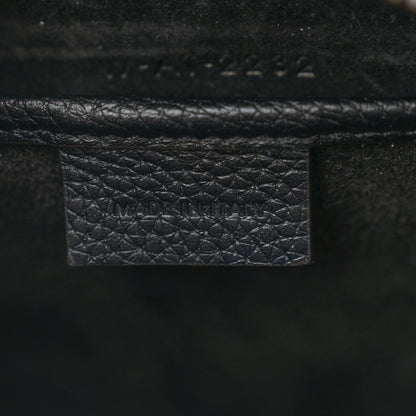 Celine Drummed Calfskin Nano Luggage Black 7 of 11
