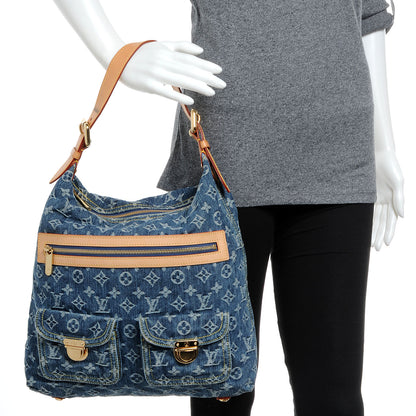 Louis Vuitton Denim Baggy GM Blue 2 of 7