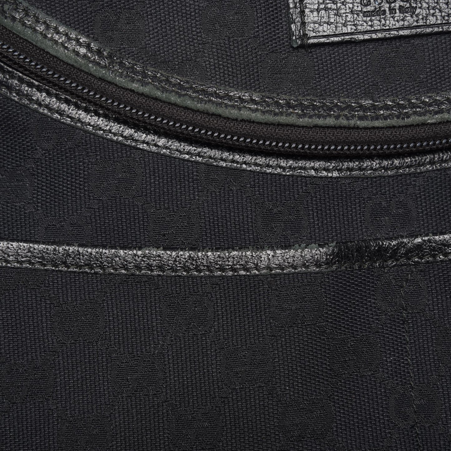 Monogram Large Diaper Bag Black