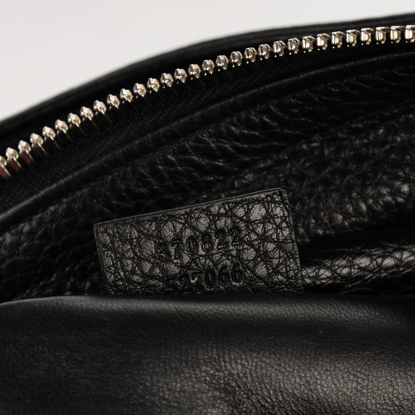 Pebbled Calfskin Ramble Studded Layered Tote Black