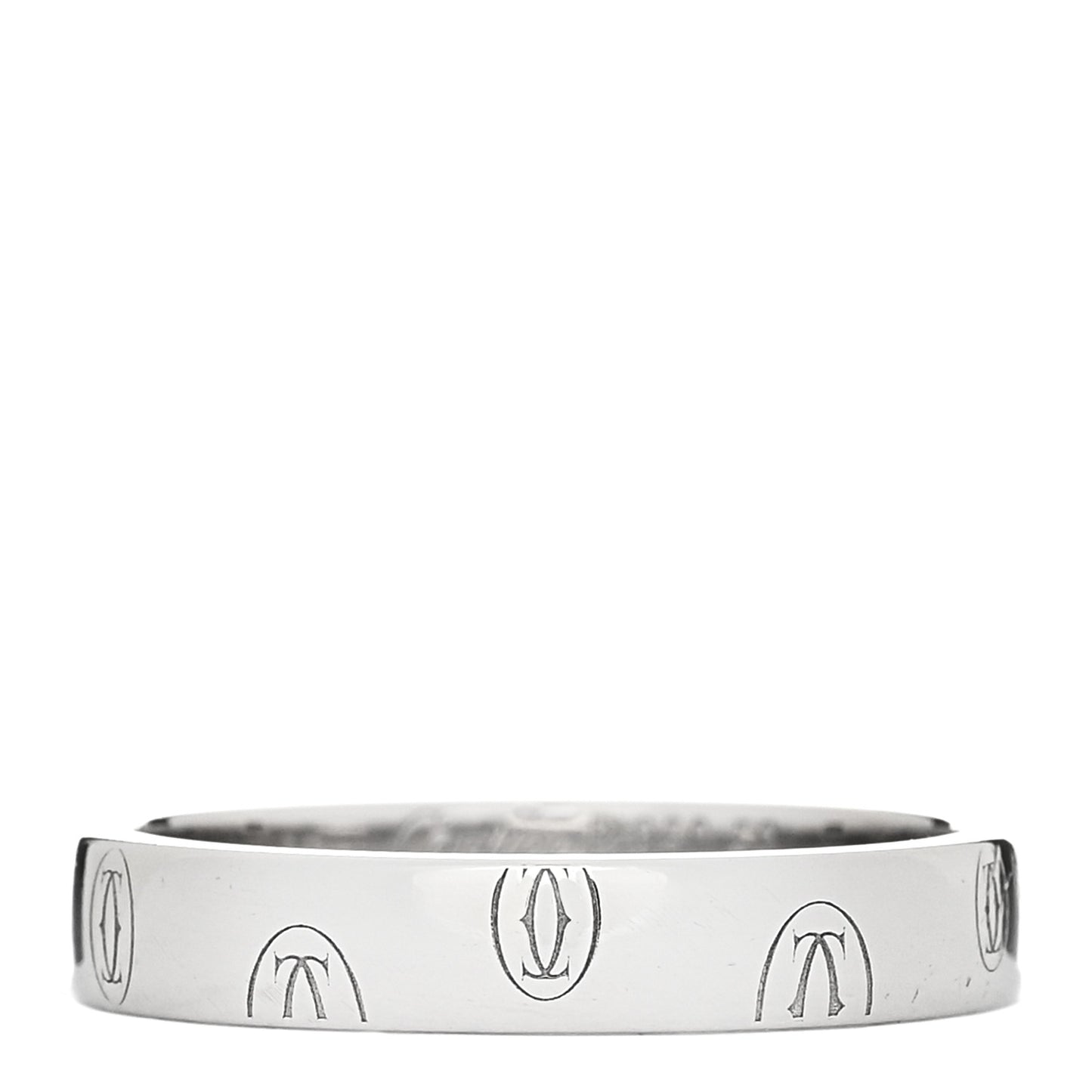 Platinum 4mm Happy Birthday Band Ring 59 8.75