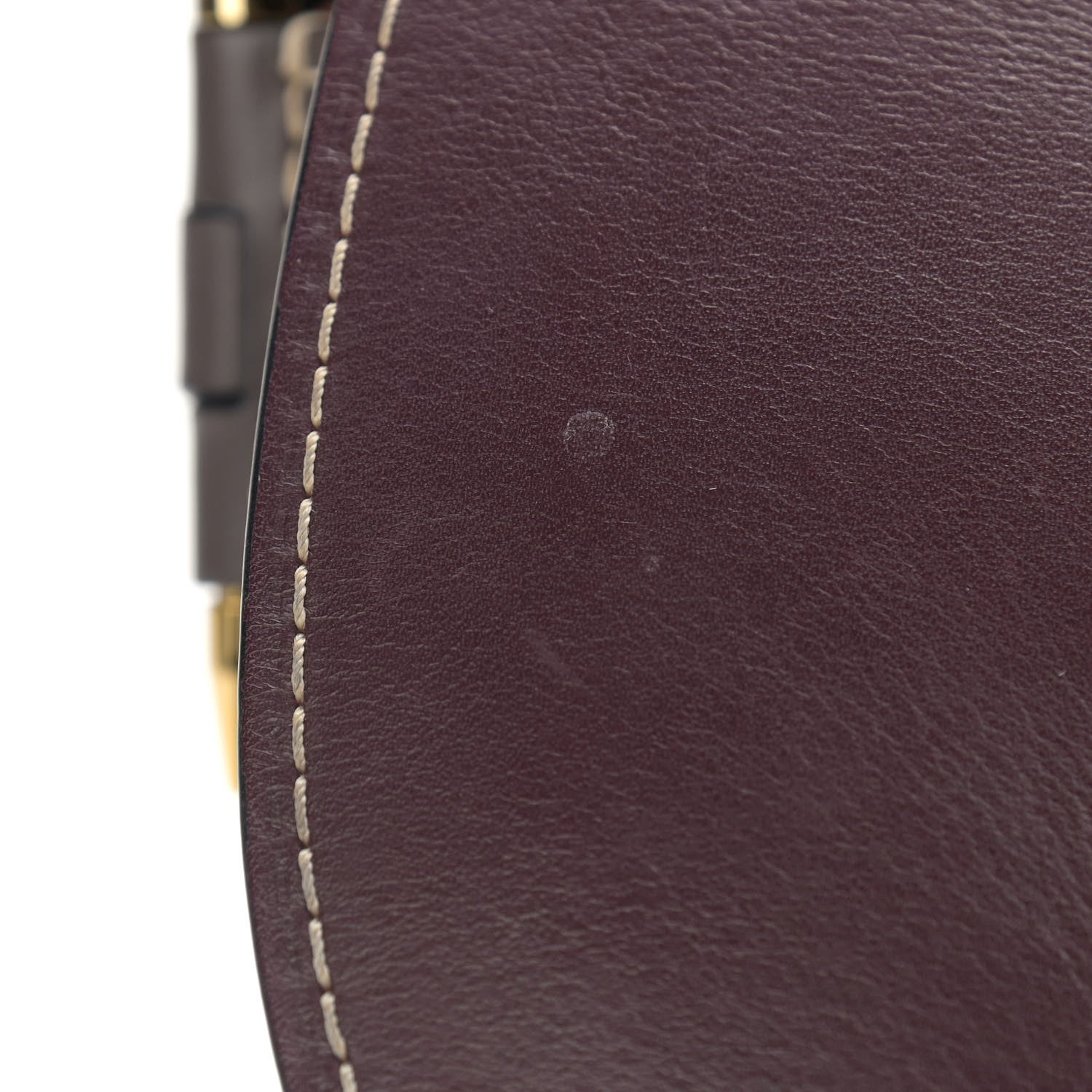 Loewe Calfskin Mini Gate Crossbody Bag Oxblood Tan Taupe 13 of 16