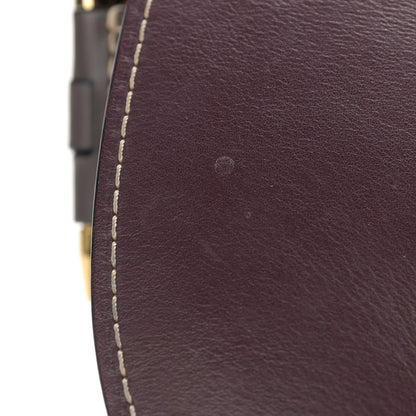 Loewe Calfskin Mini Gate Crossbody Bag Oxblood Tan Taupe 13 of 16