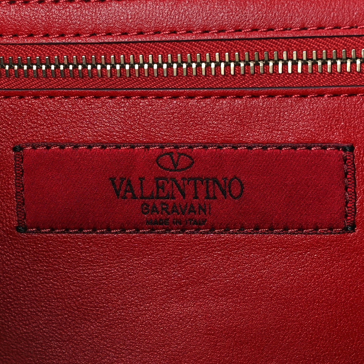 Valentino Garavani Nappa Rockstud Spike Wallet On Chain Optic White 6 of 9