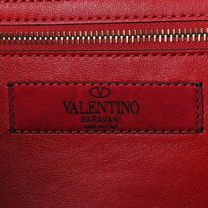 Valentino Garavani Nappa Rockstud Spike Wallet On Chain Optic White 6 of 9