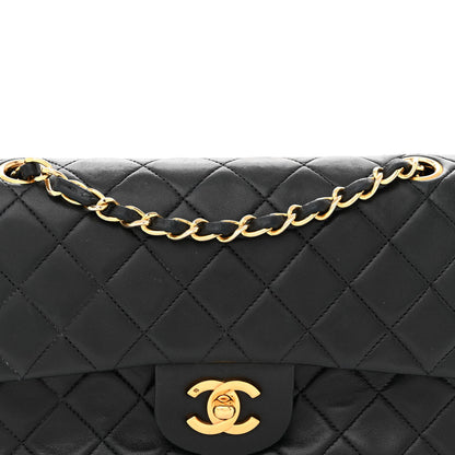 Chanel Lambskin Quilted Small Double Flap Black 8 of 14