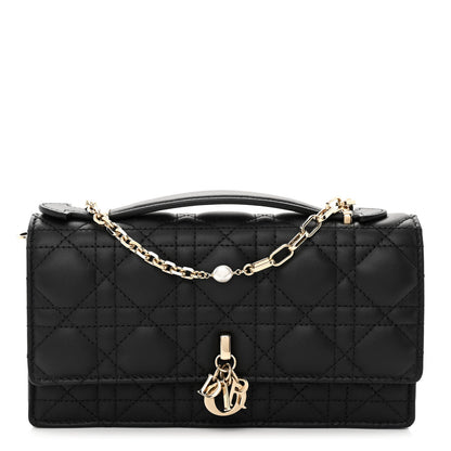 Christian Dior Lambskin Cannage Mini My Dior Bag Black 1 of 9