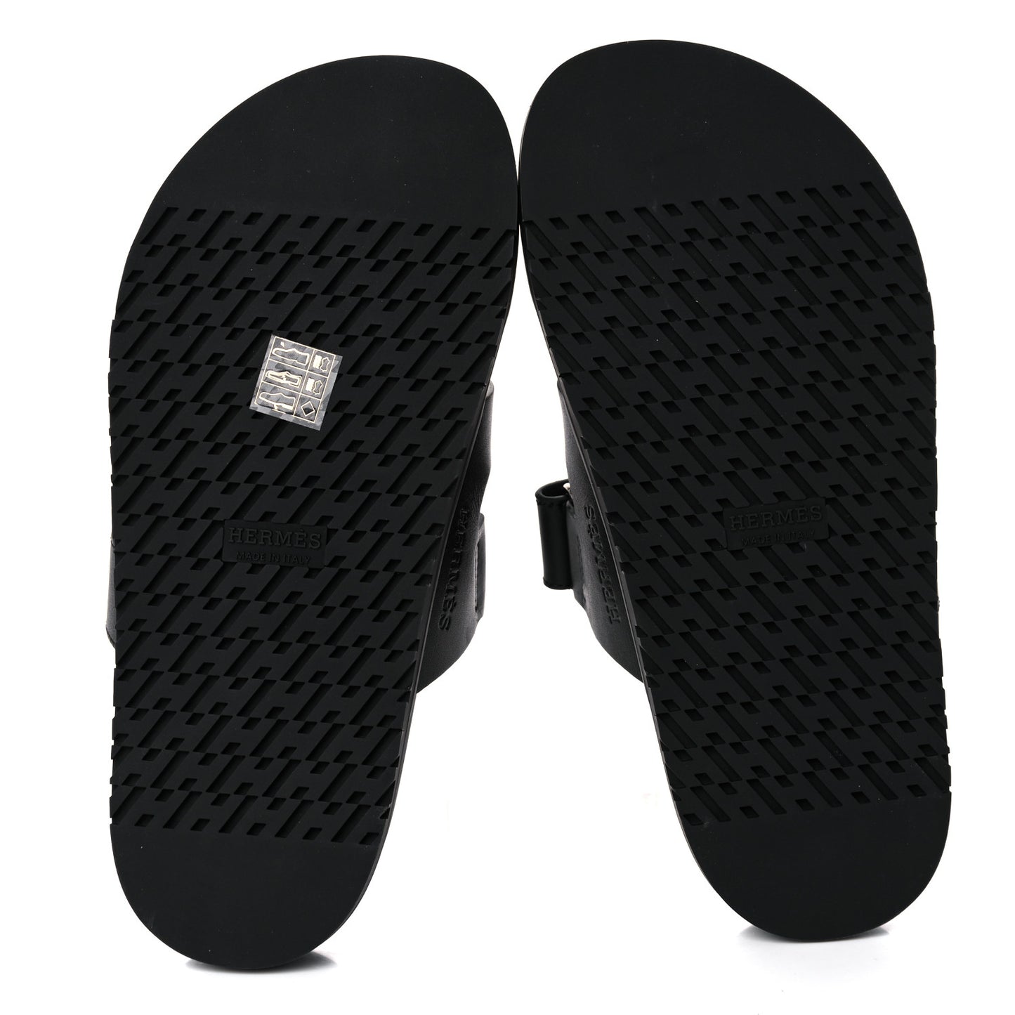 Calfskin Womens Chypre Sandals 37.5 Black