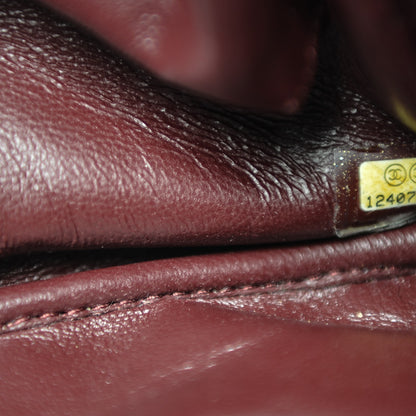 Chanel Aged Calfskin Quilted Large Reissue Camera Case Black 7 of 7