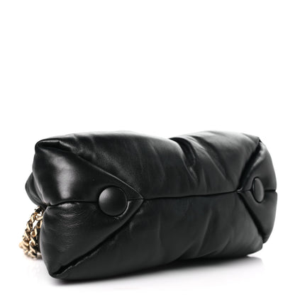 Proenza Schouler Lambskin Puffy Tobo Chain Shoulder Bag Black 4 of 9