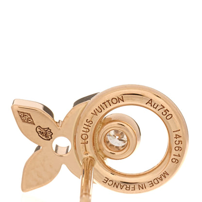 Louis Vuitton 18K Pink Gold Diamond Idylle Blossom Single Earring 4 of 5