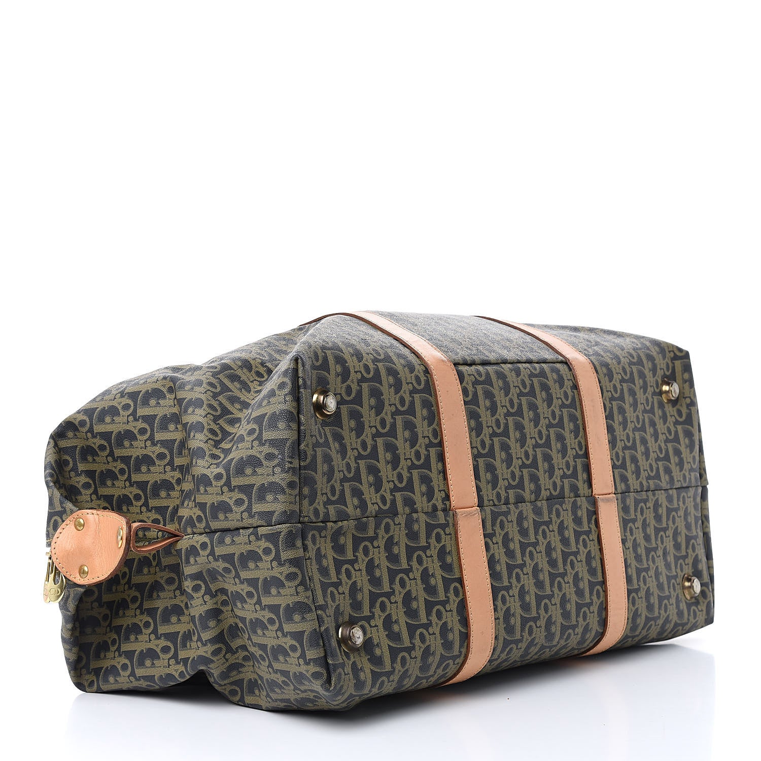 Christian Dior Monogram Duffle Green 4 of 16