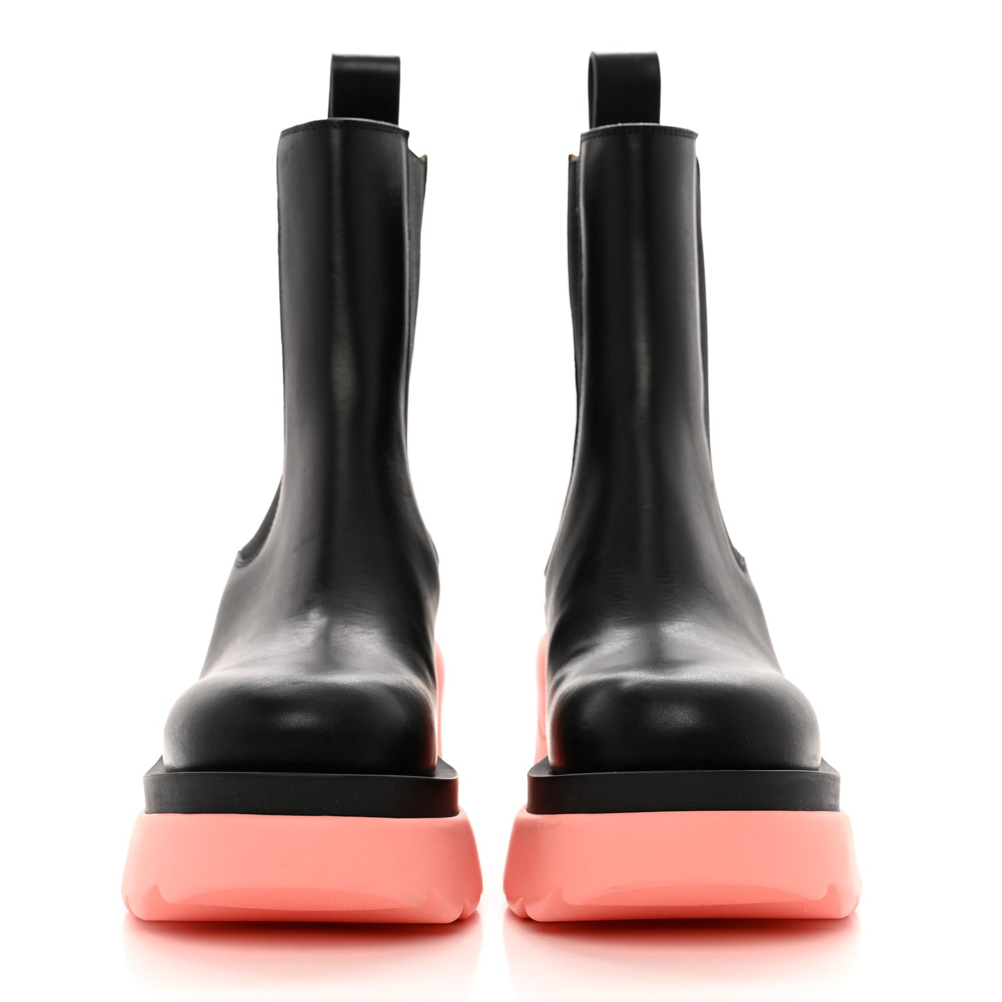 Calfskin The Flash Chelsea Boots 38.5 Black Flamingo