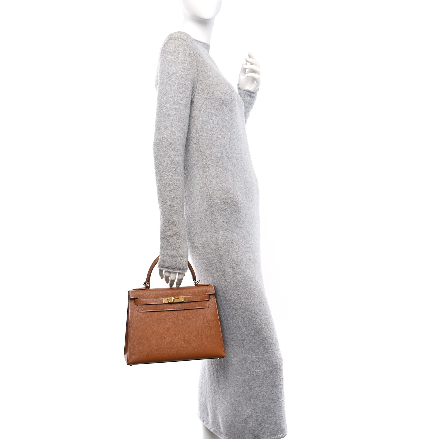 Hermes Epsom Kelly Sellier 28 Gold 2 of 10