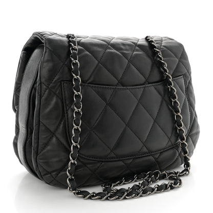 Chanel Lambskin Quilted Large Chanel 3 Flap Black 3 of 11