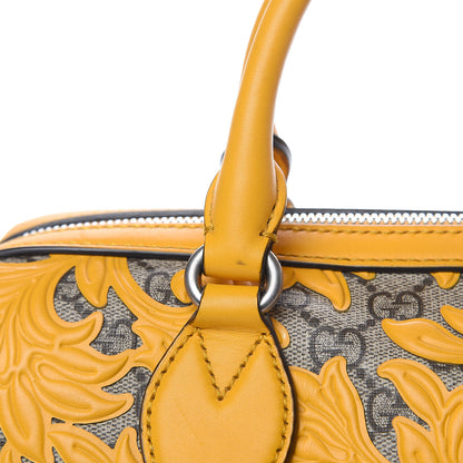 Gucci GG Supreme Monogram Arabesque Small Boston Beige Yellow 8 of 13