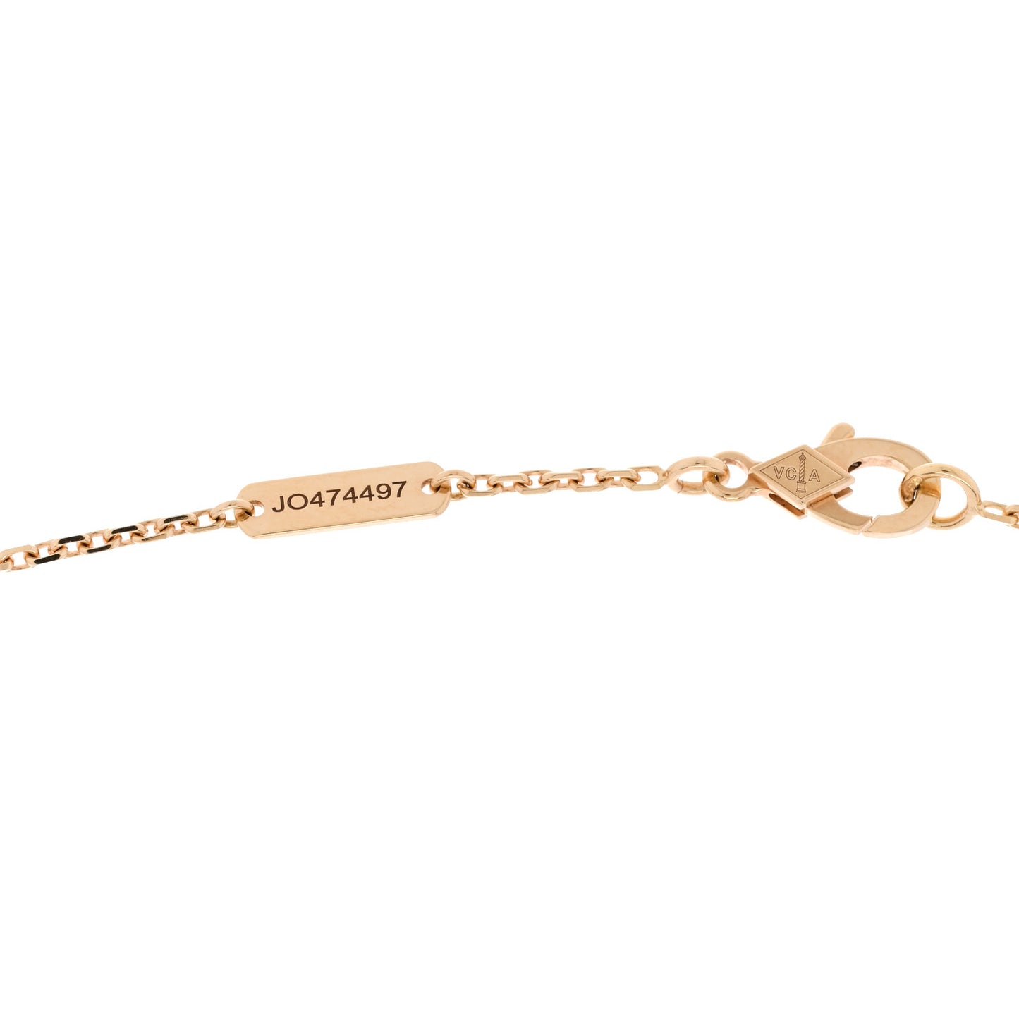 18K Yellow Gold Vintage Alhambra Pendant Necklace