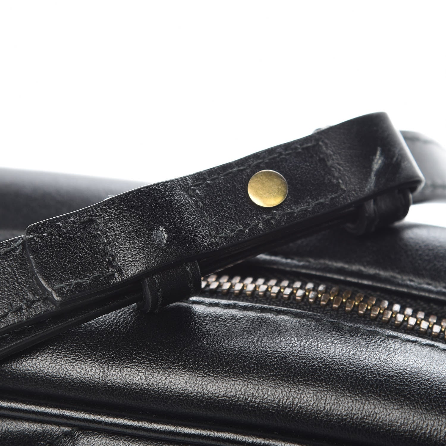 Gucci Calfskin Matelasse Small GG Marmont Chain Shoulder Bag Black 10 of 12